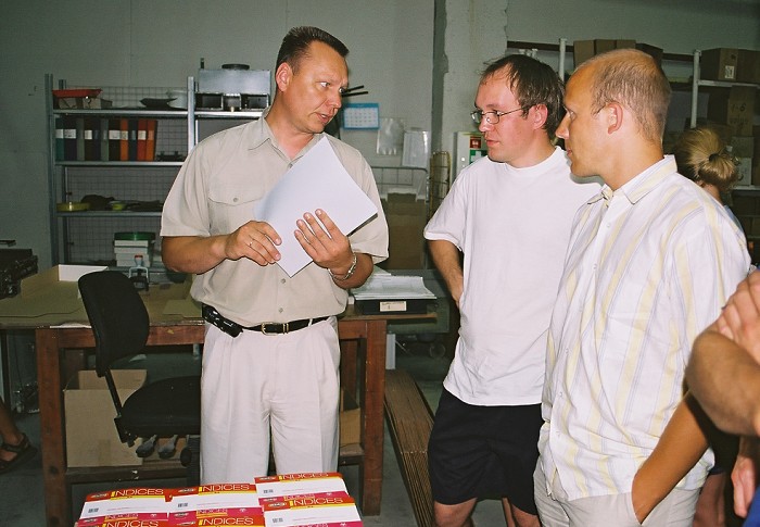 Hans-Jürgen (keskel) on ettevõtte juhtidega ühel meelel